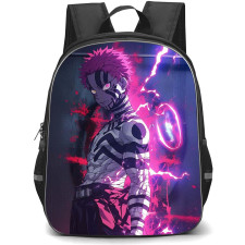 Demon Slayer Akaza Backpack StudentPack - Akaza Side Portrait Electricity