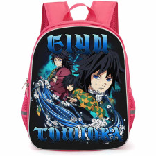 Demon Slayer Giyu Tomioka Backpack StudentPack - Giyu Tomioka Collage Poster Art