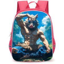 Demon Slayer Inosuke Hashibira Backpack StudentPack - Inosuke Hashibira Indian Sit