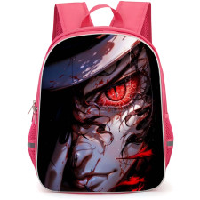 Demon Slayer Muichiro Tokito Backpack StudentPack - Muzan Kibutsuji Face Portrait 3d Art