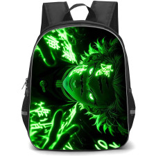 Demon Slayer Sanemi Shinazugawa Backpack StudentPack - Sanemi Shinazugawa Green And Black 3d Art