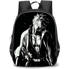 Demon Slayer Sanemi Shinazugawa Backpack StudentPack - Sanemi Shinazugawa Portrait On Orange Background