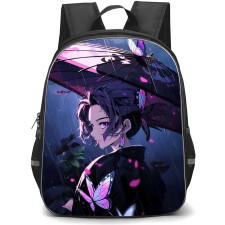 Demon Slayer Shinobu Kocho Backpack StudentPack - Shinobu Kocho Holding Umbrella Under The Rain