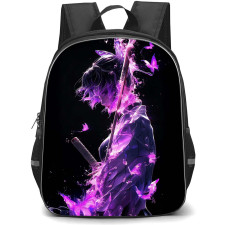 Demon Slayer Shinobu Kocho Backpack StudentPack - Shinobu Kocho Side Portrait 3d Art