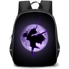 Demon Slayer Shinobu Kocho Backpack StudentPack - Shinobu Kocho Silhouette On Moon