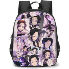 Demon Slayer Shinobu Kocho Backpack StudentPack - Shinobu Kocho Smiling Collage