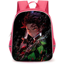Demon Slayer Tanjiro Kamado Backpack StudentPack - Tanjiro Kamado Head Portrait Splashing Water