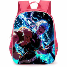 Demon Slayer Uzui Tengen Backpack StudentPack - Uzui Tengen Screaming Blue Electricity Aura