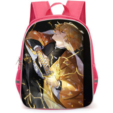 Demon Slayer Zenitsu Agatsuma Backpack StudentPack - Zenitsu Agatsuma Closed Eyes Electric Sword