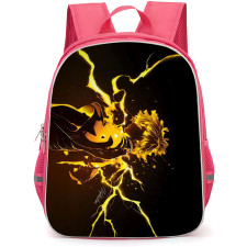 Demon Slayer Zenitsu Agatsuma Backpack StudentPack - Zenitsu Agatsuma Electricity Minimalist Art