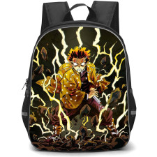 Demon Slayer Zenitsu Agatsuma Backpack StudentPack - Zenitsu Agatsuma Floating Rocks Gaining Power