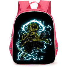Demon Slayer Zenitsu Agatsuma Backpack StudentPack - Zenitsu Agatsuma Line Art Electric