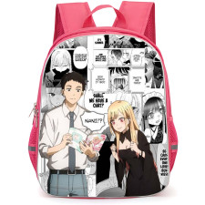 My Dress Up Darling Backpack School Bag StudentPack - Marin Kitagawa And Wakana Gojo Manga Comic Poster