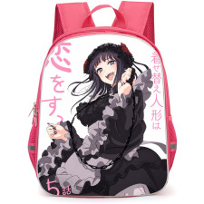 My Dress Up Darling Shizuku Kuroe Backpack School Bag StudentPack - Shizuku Kuroe Smiling Happy Portrait Poster