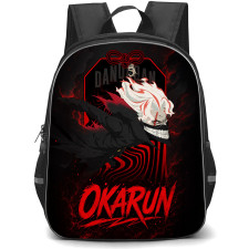 Dan Da Dan Okarun Backpack School Bag StudentPack - Okarun Transformed Dark Flame Red Edition Poster