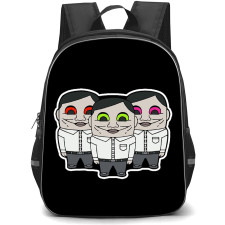 DanDaDan Backpack School Bag StudentPack - Alien Serpo Trio Chibi Art Sticker