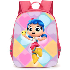 Dance And Sing with True True Backpack School Bag StudentPack - True Jumping Smile Portrait Heart Pattern