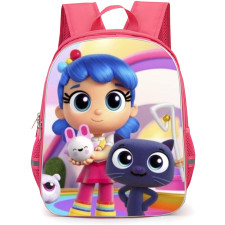 Dance And Sing with True Backpack School Bag StudentPack - True And Bartleby Smiling Hold Pet Portrait