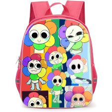 Dandys World Dandy Backpack StudentPack - Dandy Stickers On Rainbow Background`