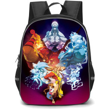 Darkstalkers Backpack StudentPack - Characters Glowing Design Portrait