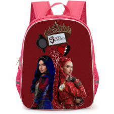Descendants Backpack School Bag StudentPack - Evie And Red Side By Side Portrait Poster