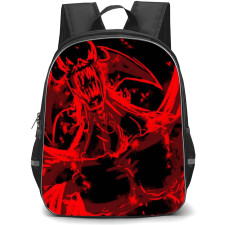 Devilman Crybaby Akira Fudo Backpack StudentPack - Akira Fudo Bright Red Lines Artwork Poster