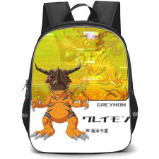 Digimon Greymon Backpack StudentPack - Greymon Showing On Screen Portait