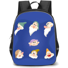 Snow White Backpack StudentPack - 7 Dwarfs Avatar Collage