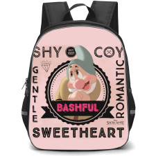 Snow White Bash Backpack StudentPack - Bash Shy Sweet Quote Portrait
