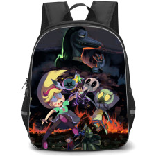 Star Vs The Forces of Evil Backpack School Bag StudentPack - Star Vs The Forces of Evil Characters Terrified Poster