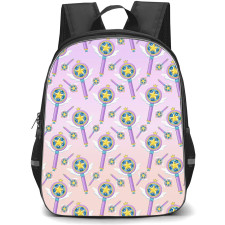 Star Vs The Forces of Evil Backpack School Bag StudentPack - Star Vs The Forces of Evil Royal Magic Wand Pattern