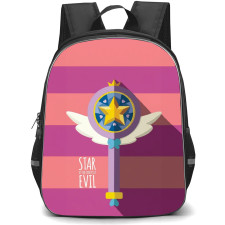 Star Vs The Forces of Evil Backpack School Bag StudentPack - Star Vs The Forces of Evil Royal Magic Wand Series Cartoon Poster