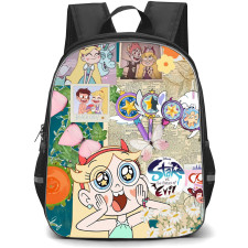 Star Vs The Forces of Evil Star Butterfly Backpack School Bag StudentPack - Star Butterfly Beach Day Collage