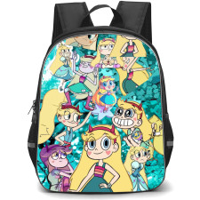 Star Vs The Forces of Evil Star Butterfly Backpack School Bag StudentPack - Star Butterfly Different Mood Collage Poster
