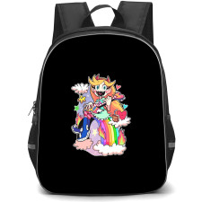 Star Vs The Forces of Evil Star Butterfly Backpack School Bag StudentPack - Star Butterfly Sitting Rainbow Sticker