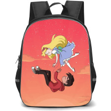 Star Vs The Forces of Evil Backpack School Bag StudentPack - Star Butterfly And Marco Diaz Fall Poster