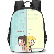Star Vs The Forces of Evil Backpack School Bag StudentPack - Star Butterfly And Marco Diaz Shower Poster