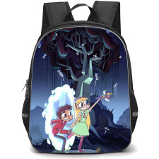 Star Vs The Forces of Evil Backpack School Bag StudentPack - Star Butterfly And Marco Diaz Walking Portal Poster