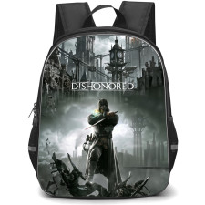 Dishonored Backpack School Bag StudentPack - Dishonored Game Cover Art Poster