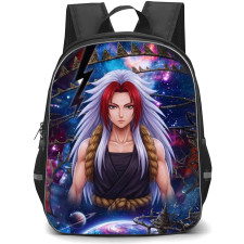 Daemons of the Shadow Realm Left Backpack School Bag StudentPack - Left Fierce Portrait Space Background