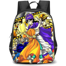 Dragon Quest Backpack StudentPack - Dragon Quest V Characters Dancing Picture Film Background