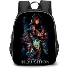 Dragon Age Backpack School Bag StudentPack - Dragon Age Inquisition Character Collage Poster