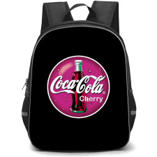 Cherry Coke Backpack School Bag StudentPack - Cherry Coke Round Logo Sticker