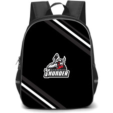 Adirondack Thunder Backpack School Bag StudentPack - Adirondack Thunder Large Logo With Stripe