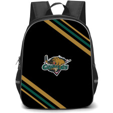 Utah Grizzlies Backpack School Bag StudentPack - Utah Grizzlies Large Logo With Stripe