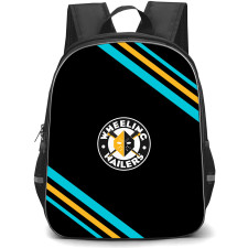 Wheeling Nailers Backpack School Bag StudentPack - Wheeling Nailers Large Logo With Stripe