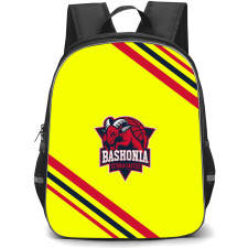 Club Deportivo Saski Baskonia Backpack School Bag StudentPack - Large Logo With Stripe