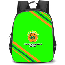 Panathinaikos B.C. Backpack School Bag StudentPack - Large Logo With Stripe