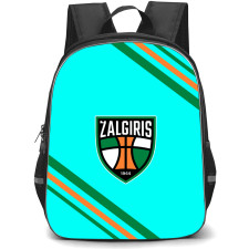 Basketball Club Zalgiris Backpack School Bag StudentPack - Large Logo With Stripe