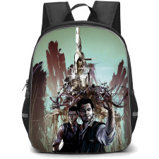 The Evil Within Backpack School Bag StudentPack - The Evil Within Staring Creepy Sketch Art